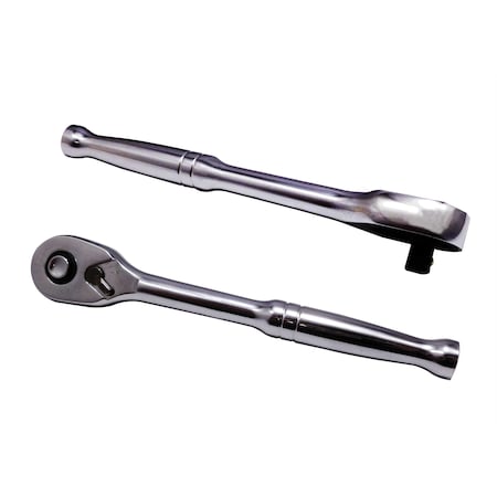 Vim Tools VIM Tools 1/4 in. Square Drive Ratchet Wrench, 5 in. Long, 112-Tooth R400